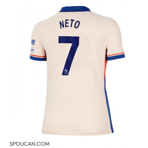 Zenski Nogometni Dres Chelsea Pedro Neto #7 Gostujuci 2024-25 Kratak Rukav